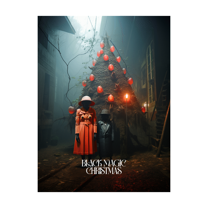 Black Magic Christmas Postcard Pack