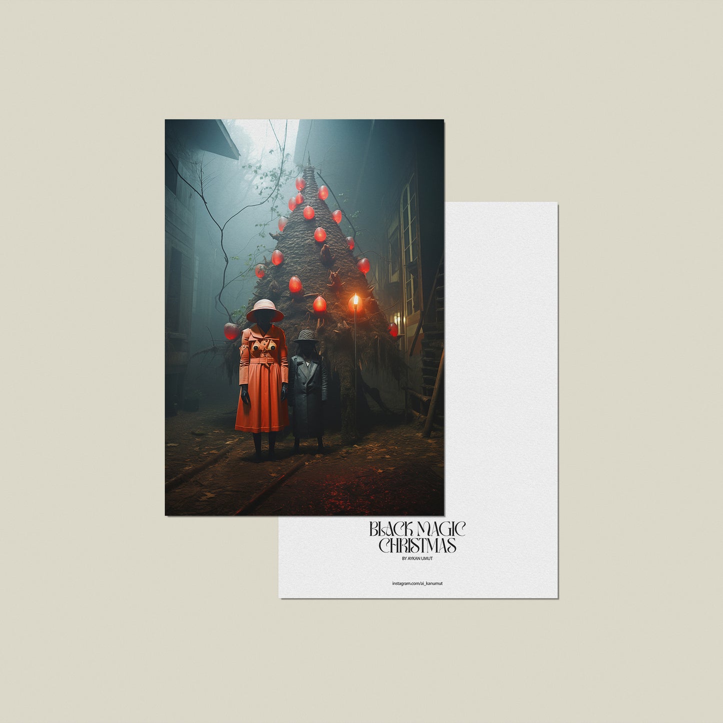 Black Magic Christmas Postcard Pack