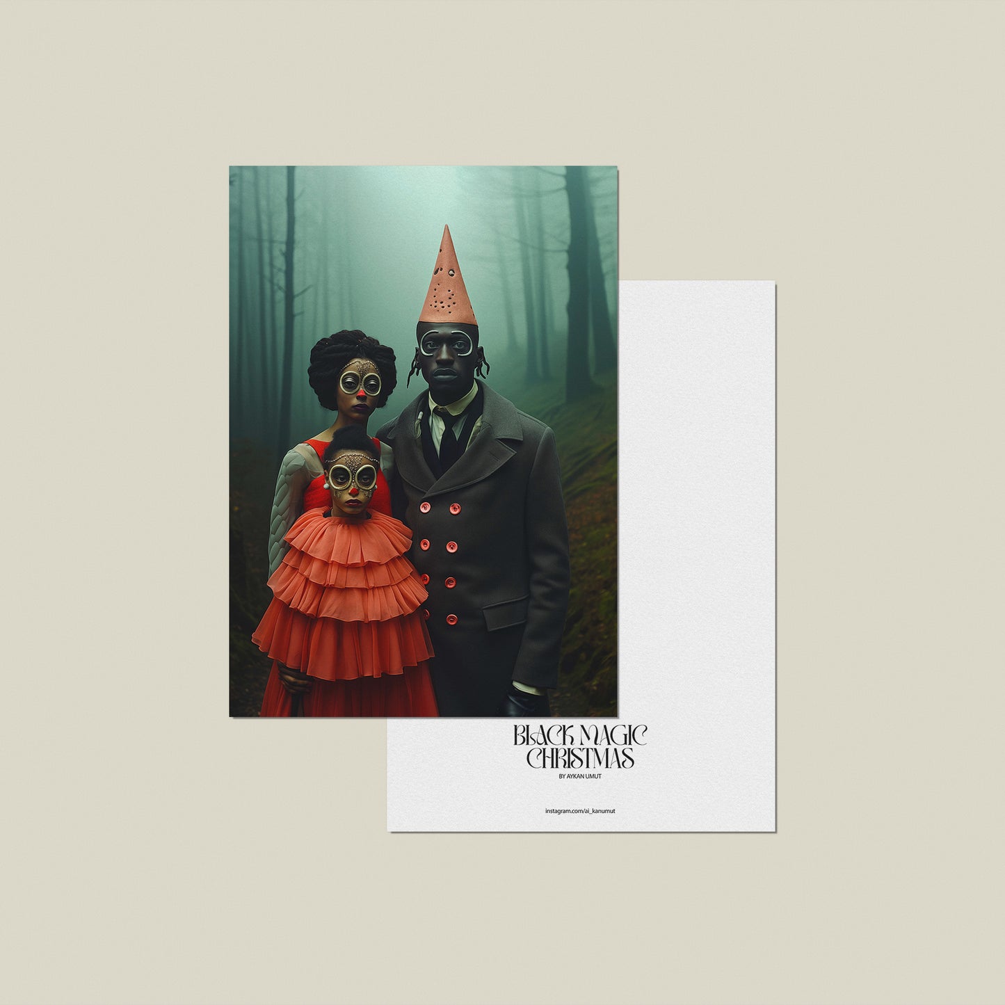 Black Magic Christmas Postcard Pack