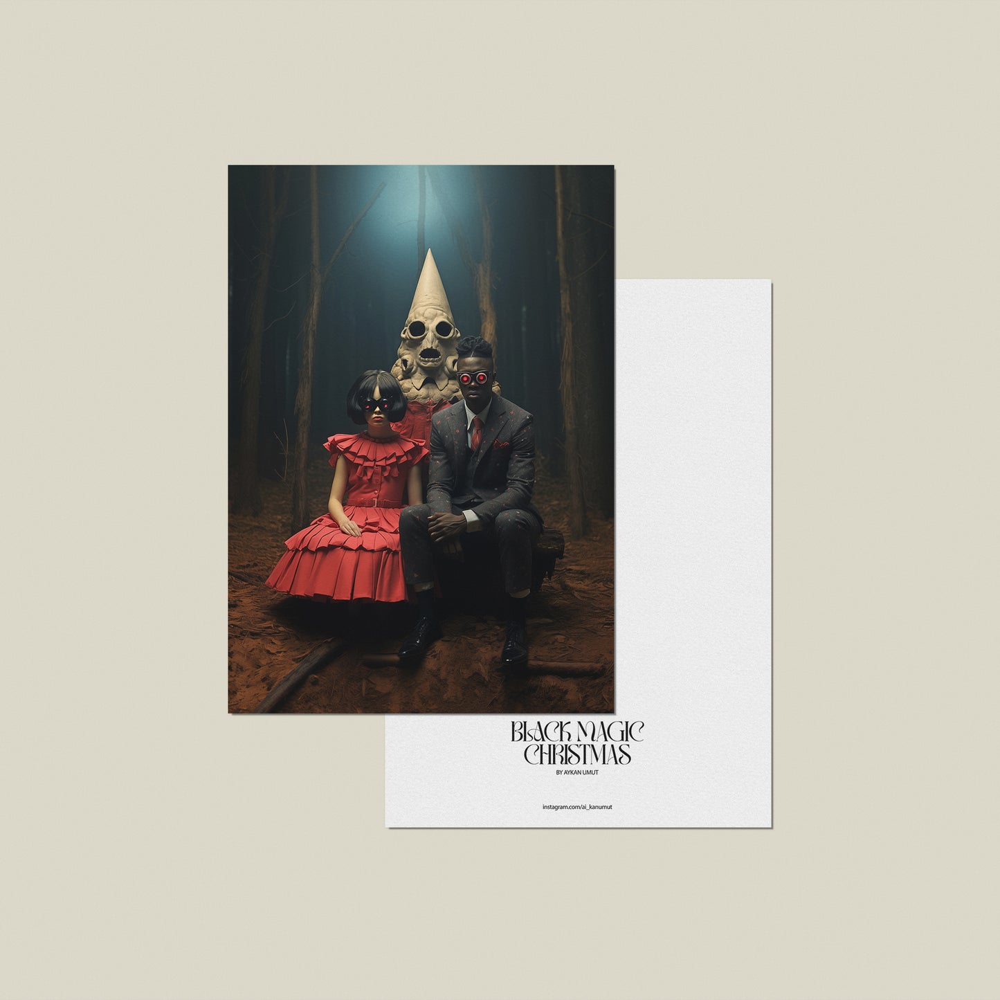 Black Magic Christmas Postcard Pack