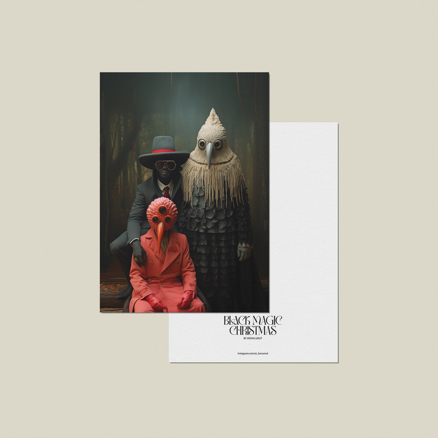 Black Magic Christmas Postcard Pack