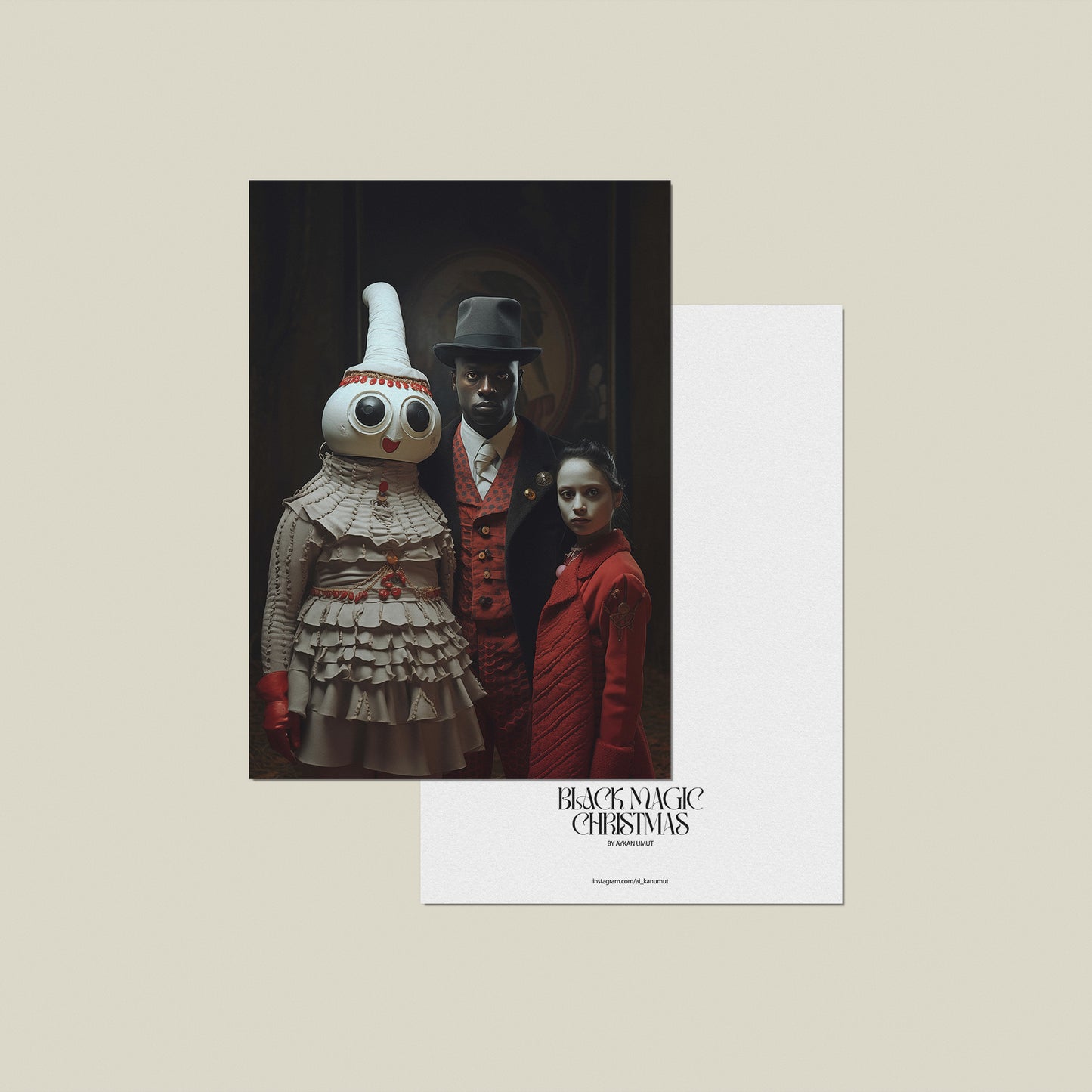 Black Magic Christmas Postcard Pack