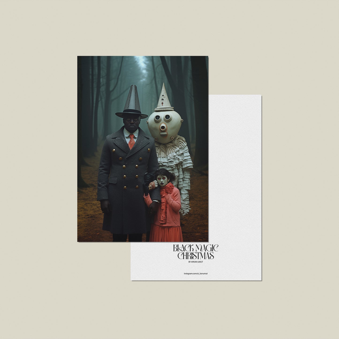 Black Magic Christmas Postcard Pack