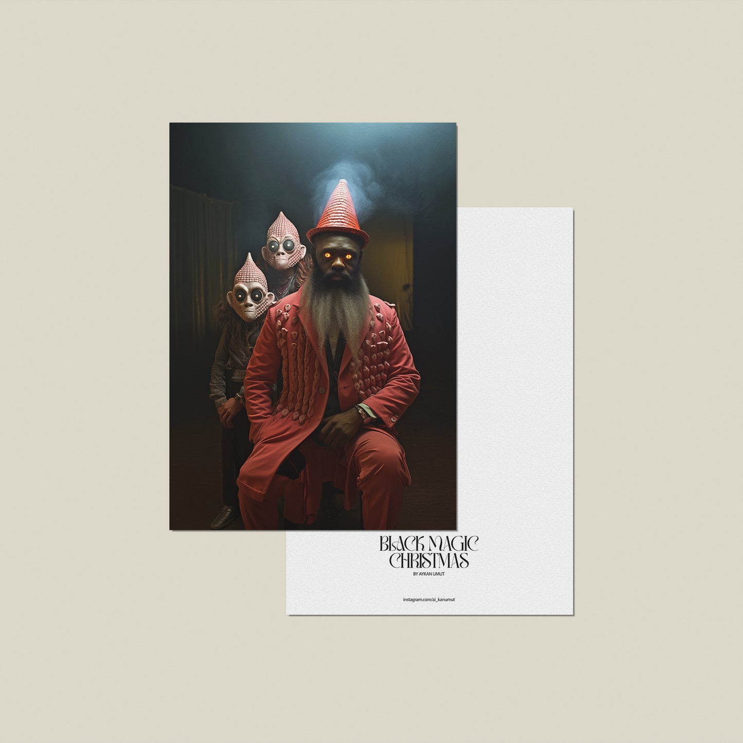 Black Magic Christmas Postcard Pack